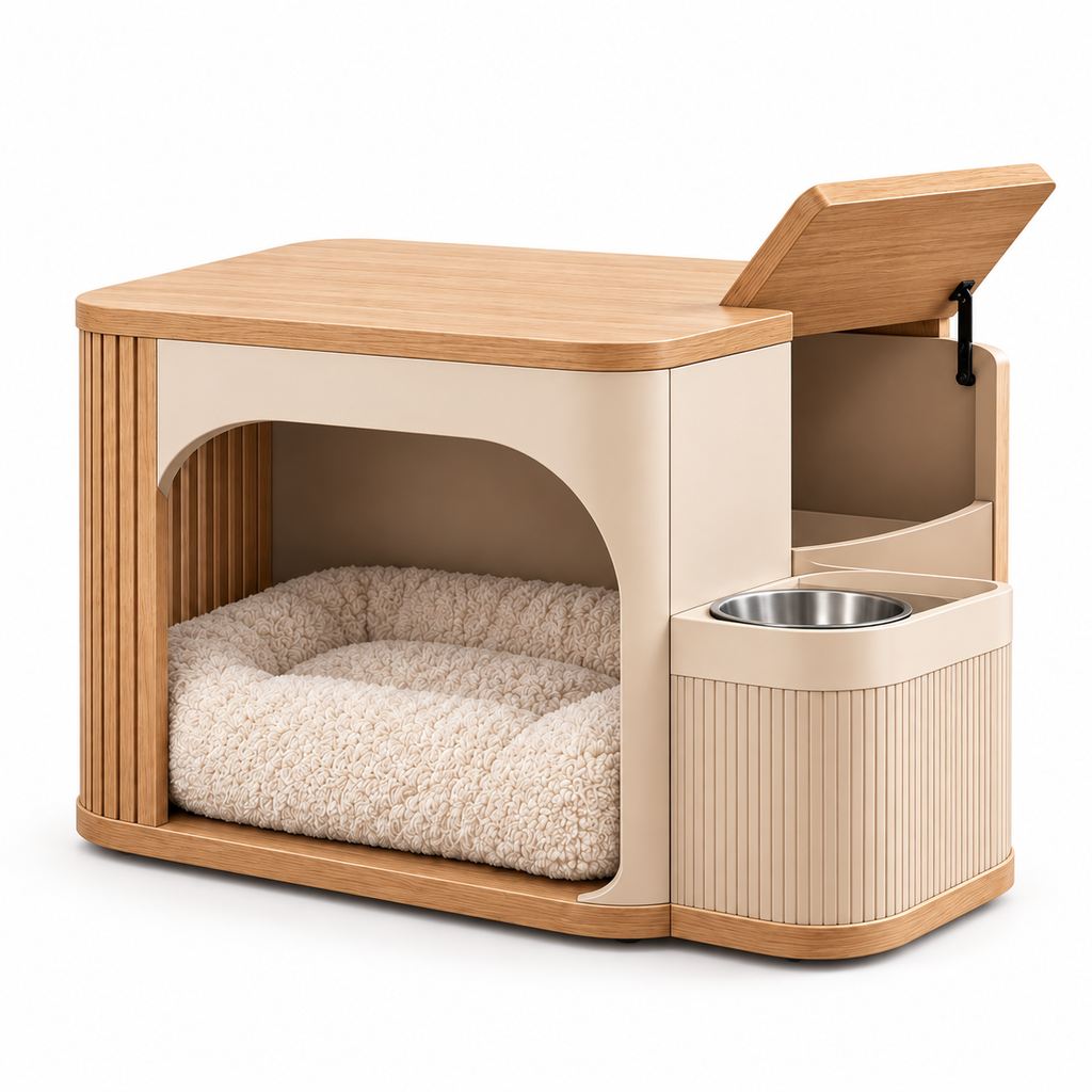 NESTVORO® SideNest Pet Companion Side Table