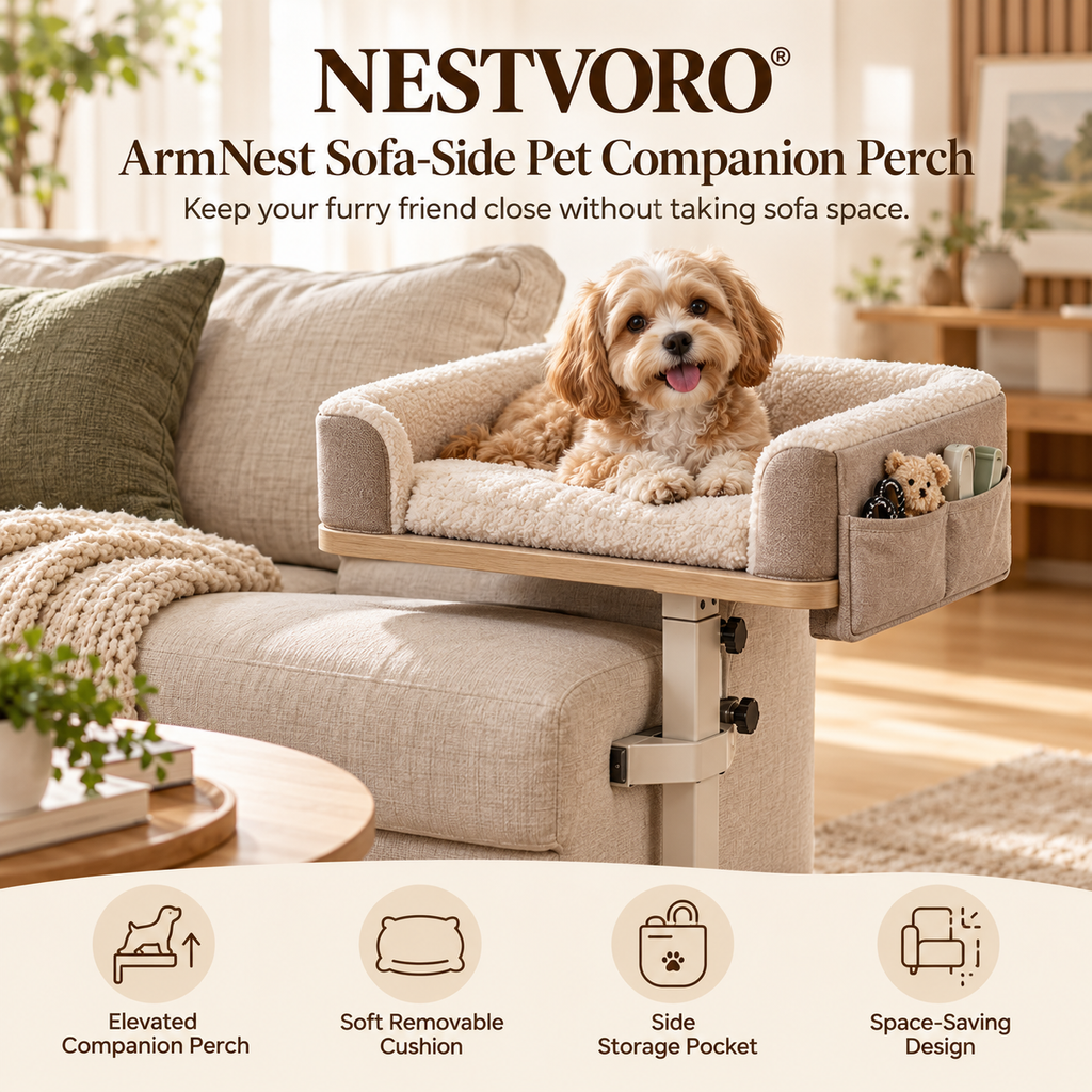 NESTVORO® BreezeNest Indoor-Outdoor Elevated Pet Lounger