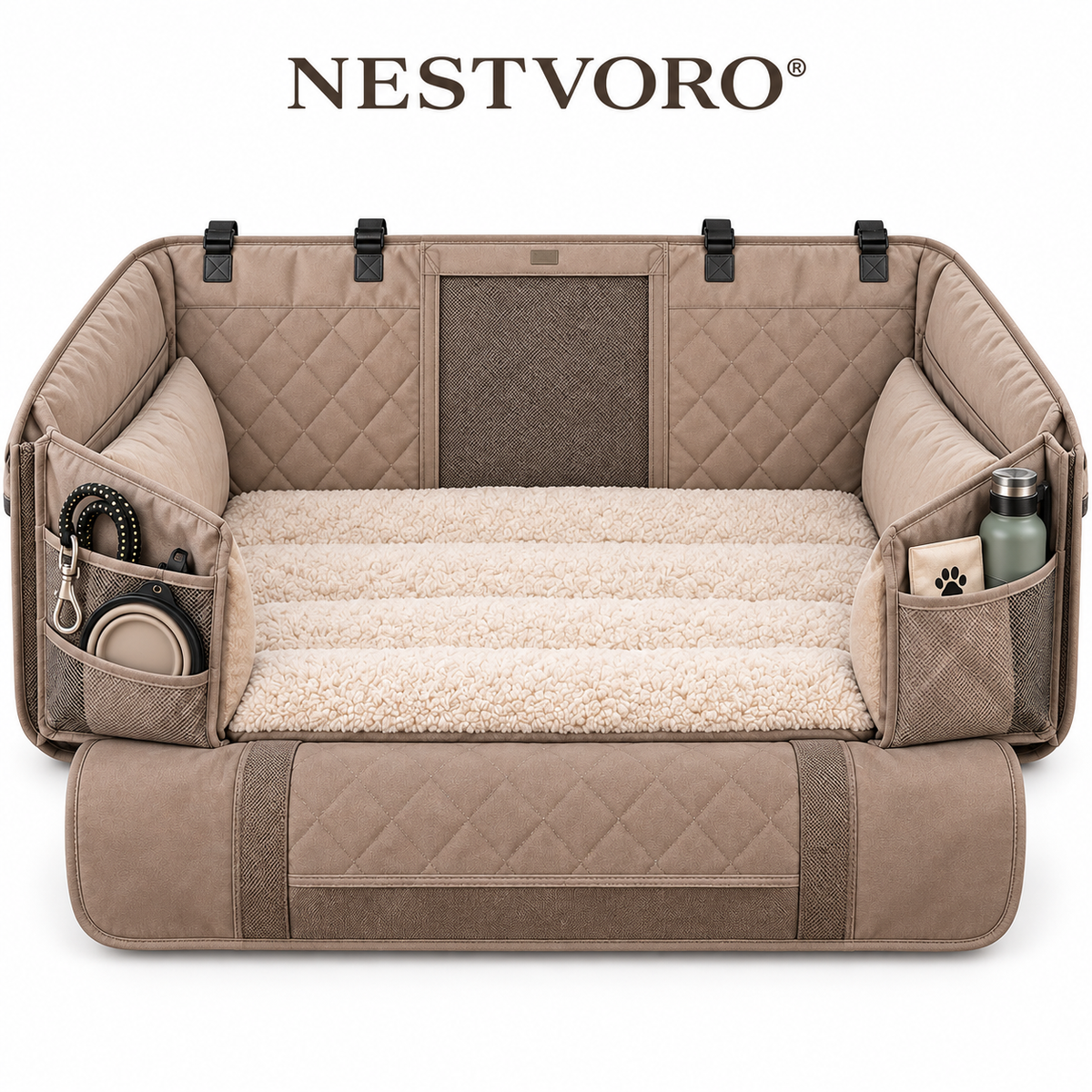 NESTVORO® RoadNest Backseat Pet Travel Retreat