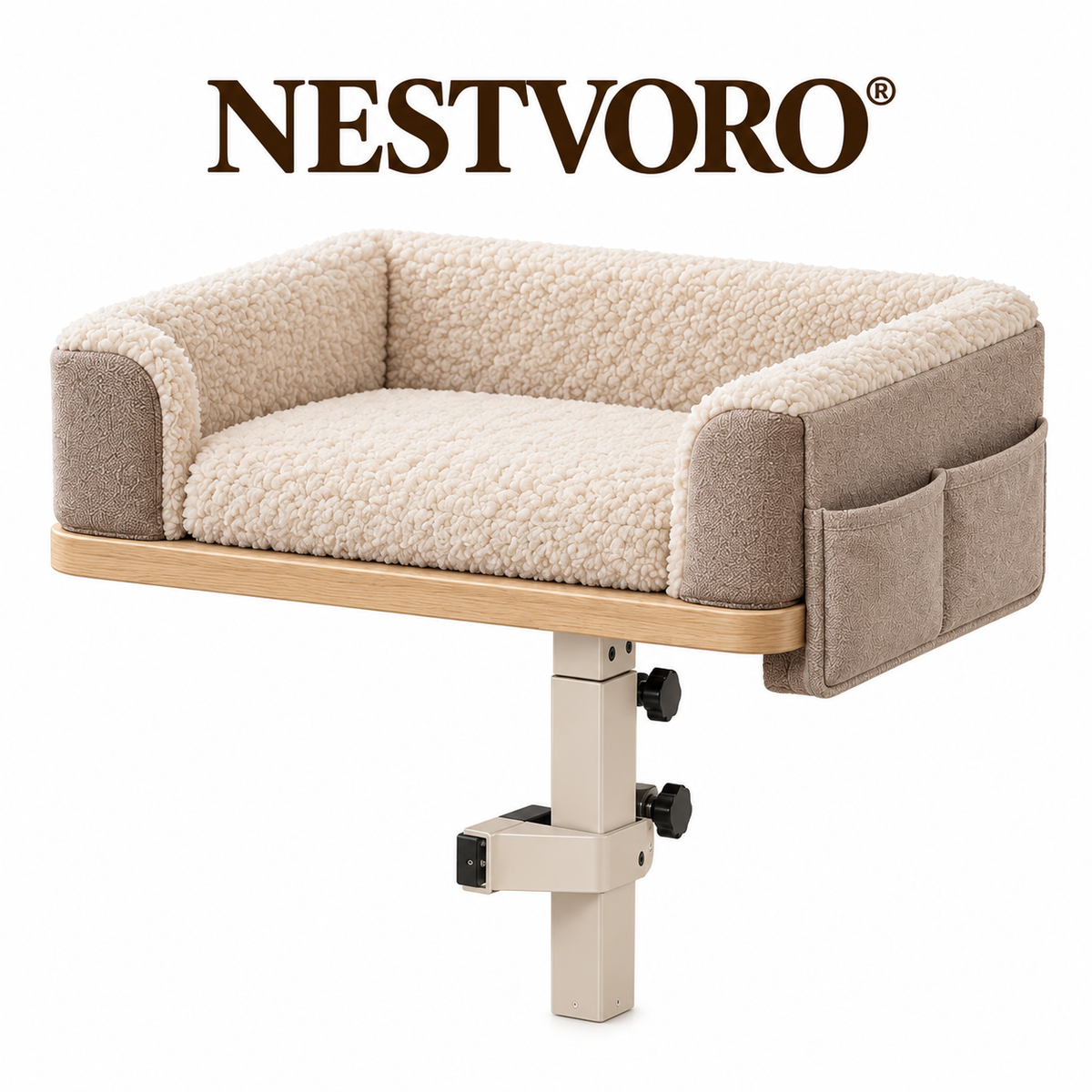 NESTVORO® BreezeNest Indoor-Outdoor Elevated Pet Lounger