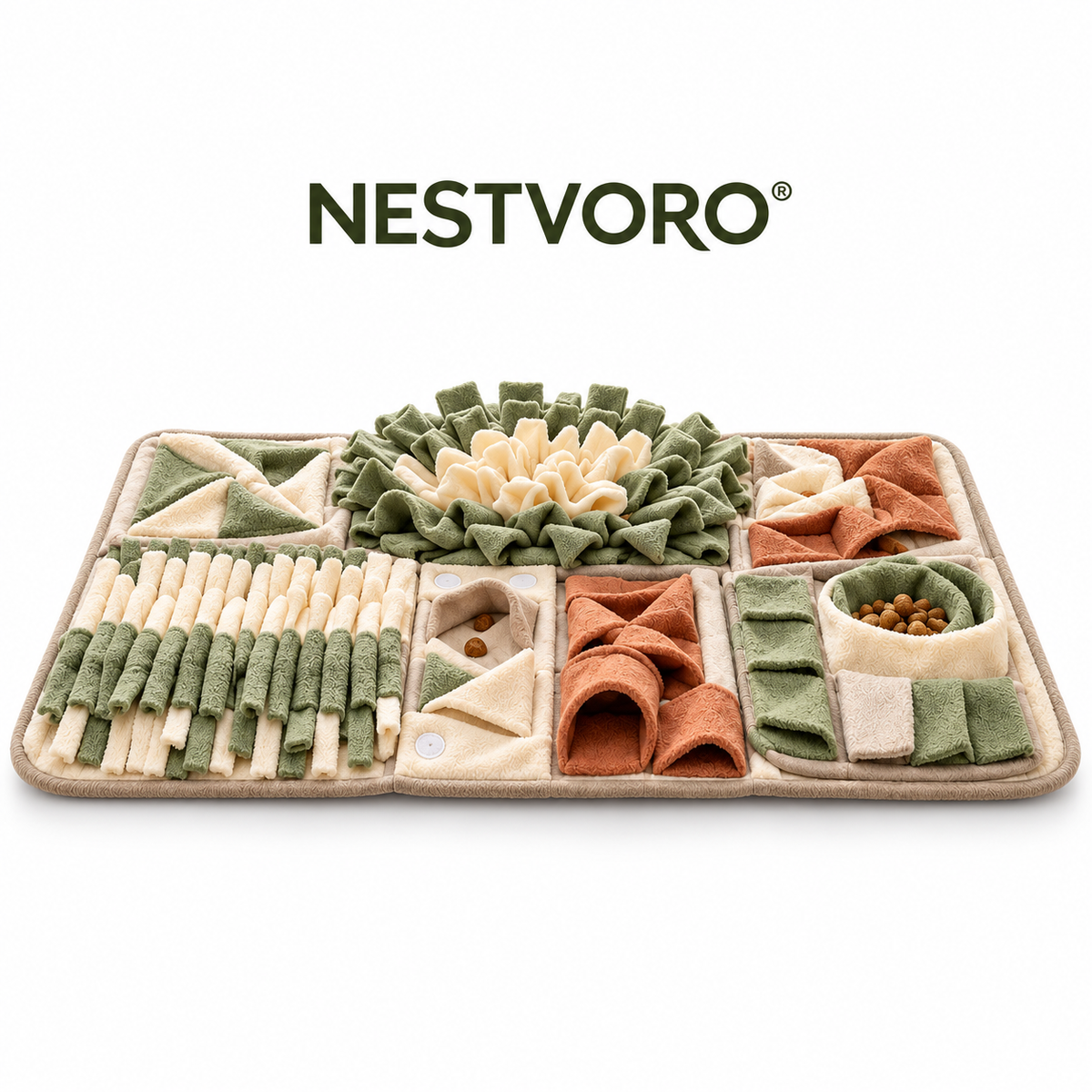 NESTVORO® SniffGarden Modular Pet Enrichment Mat